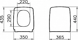 Крышка-сиденье Vitra Metropole 90-003-009 с микролифтом , изображение 2