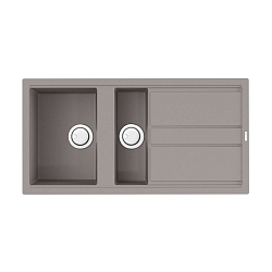 Фото Мойка кухонная Omoikiri Kitagawa 100-2-GR leningrad grey