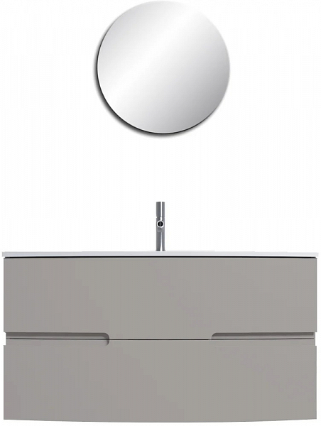 Тумба для комплекта Jacob Delafon Nona EB1889RU-N21 глянцевый серый титан , изображение 2