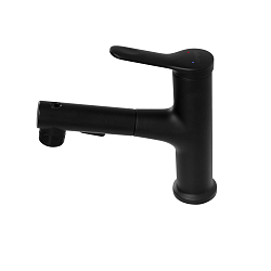 Фото Смеситель BelBagno BB-LVMD-NERO-W0 для раковины, с выдвижным изливом