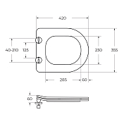 Унитаз подвесной BelBagno Uno 2.1 BB7006CHR/SC , изображение 12