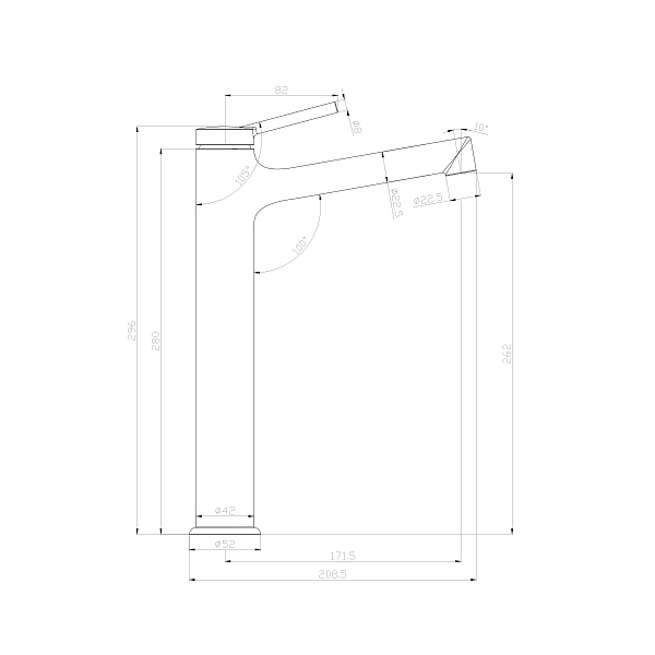 Смеситель Lemark Minima LM3809C для раковины , изображение 3