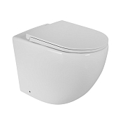 Унитаз приставной BelBagno Sfera-R BB2141CBR/BB902SC безободковый , изображение 1