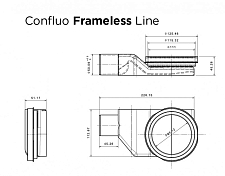 Душевой лоток Pestan Confluo Frameless Line 13701225 95 см , изображение 9