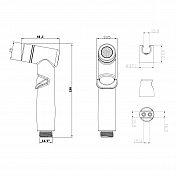 Гигиенический душ Lemark LM8088BL , изображение 2