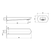 Излив Lemark LM3981C для ванны , изображение 2