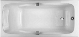 Чугунная ванна Jacob Delafon Repos 180х85 с отверстиями для ручек , изображение 1