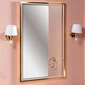 Зеркало Armadi Art Monaco 70 белое, золото , изображение 1