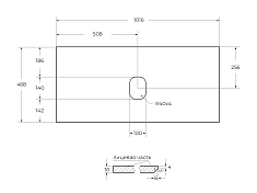 Столешница BelBagno KEP-100-GRN-W0 Granito , изображение 5
