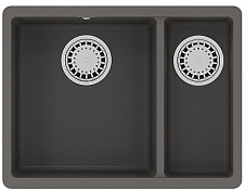 Мойка кухонная Lemark Siniara 550.2-u серый шелк , изображение 1