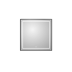 Фото Зеркало BelBagno Kraft SPC-KRAFT-900-800-LED-TCH-WARM-NERO