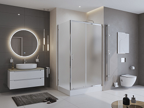 Фото Душевой уголок BelBagno Uno 195-AH-1-120/90-P-Cr