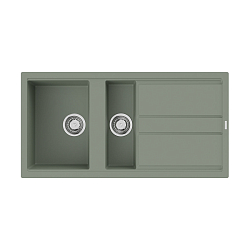 Фото Мойка кухонная Omoikiri Kitagawa 100-2-WG wind green