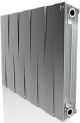 Радиатор Royal Thermo PianoForte 500 Silver Satin - 10 секц., изображение 1