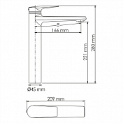 Смеситель Wasserkraft Wiese 8403H для раковины , изображение 6