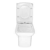 Унитаз-компакт Azario Alba AZ8323 безободковый , изображение 5