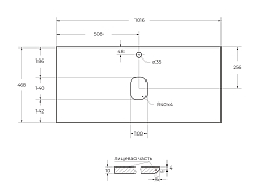 Столешница BelBagno KEP-100-CEM Cemento , изображение 4