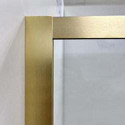 Фото Душевая дверь RGW Stilvoll SV-12G 120 см профиль золото, стекло прозрачное