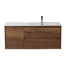 Фото Тумба под раковину BelBagno Kraft 100 R подвесная, Rovere Tabacco