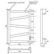 Полотенцесушитель электрический Point Феникс П5 PN15856 50x60 хром , изображение 3