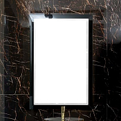 Зеркало Armadi Art Lucido Dolce 70 черный глянец , изображение 1