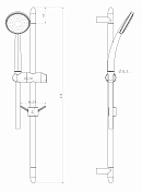 Душевой гарнитур Lemark LM8067C , изображение 2