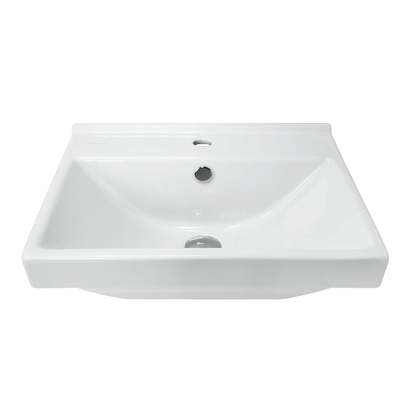 Тумба с раковиной Comforty Никосия 50П белый глянец , изображение 2