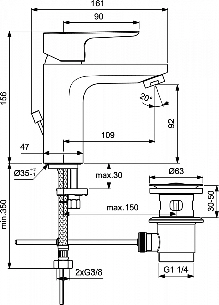 Душевой комплект Ideal Standard Ceraplan III BD005AA , изображение 8