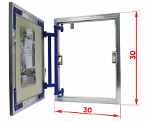 Ревизионный люк Lyuker AL-KR 30x30, настенный , изображение 10