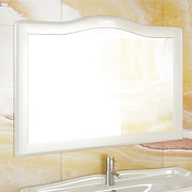 Зеркало Comforty Монако 120 белый глянец , изображение 1