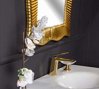 Зеркало Armadi Art NeoArt Soho 70 золото с подсветкой , изображение 2