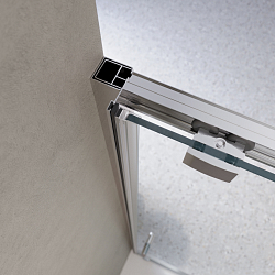 Фото Душевая дверь в нишу BelBagno Luce BF-1-130-C-Cr