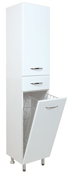 Шкаф-пенал Onika Модерн 40 белый, левый , изображение 1