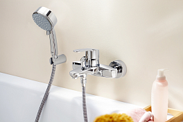 Смеситель Grohe Eurostyle Cosmopolitan 33591002 для ванны с душем , изображение 11