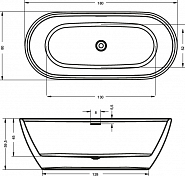 Акриловая ванна Riho Inspire FS BD0200500000000 180x80, изображение 3