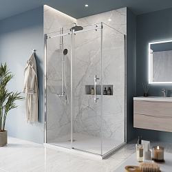 Фото Душевой уголок BelBagno Marino AH-1-120/90-C-Cr