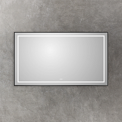 Фото Зеркало BelBagno Kraft SPC-KRAFT-1400-800-LED-TCH-WARM-NERO