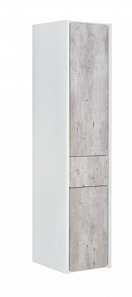 Шкаф-пенал Roca Ronda R белый матовый/бетон , изображение 1