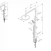Душевая стойка AM.PM Gem F0790000 , изображение 13