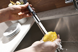 Смеситель Lemark Comfort LM3071C-Gray для кухонной мойки , изображение 6