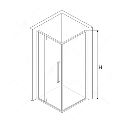Фото Душевой уголок RGW Stilvoll SV-44 (SV-03 + Z-050-3) 120х100