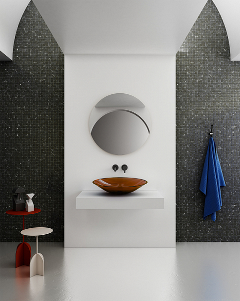 Раковина Abber Kristall AT2812Opal 53 см , изображение 2