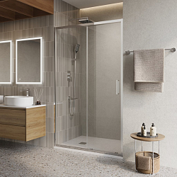 Фото Душевая дверь в нишу BelBagno Luce BF-1-130-C-Cr
