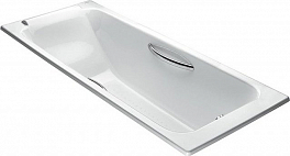 Чугунная ванна Jacob Delafon Parallel 150x70 с отверстиями для ручек , изображение 3