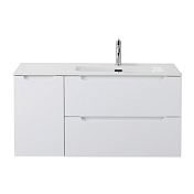 Тумба под раковину BelBagno Etna 100 R подвесная, Bianco Lucido , изображение 1