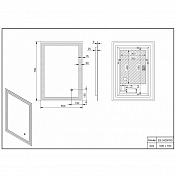 Зеркало Esbano ES-3429FRD 50 , изображение 2