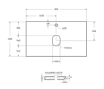 Столешница BelBagno KEP-80-CEM Cemento , изображение 2