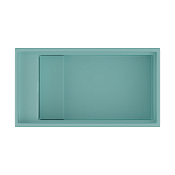 Фото Мойка кухонная Omoikiri Kinaru 86-U/I AZ azur blue