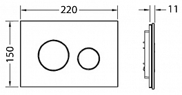 Кнопка смыва TECE TECEloop 9240660 белая, хром , изображение 4
