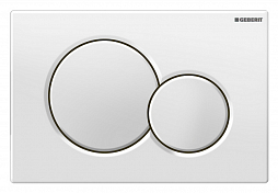 Кнопка смыва Geberit Sigma 01 115.770.11.5 белая , изображение 1